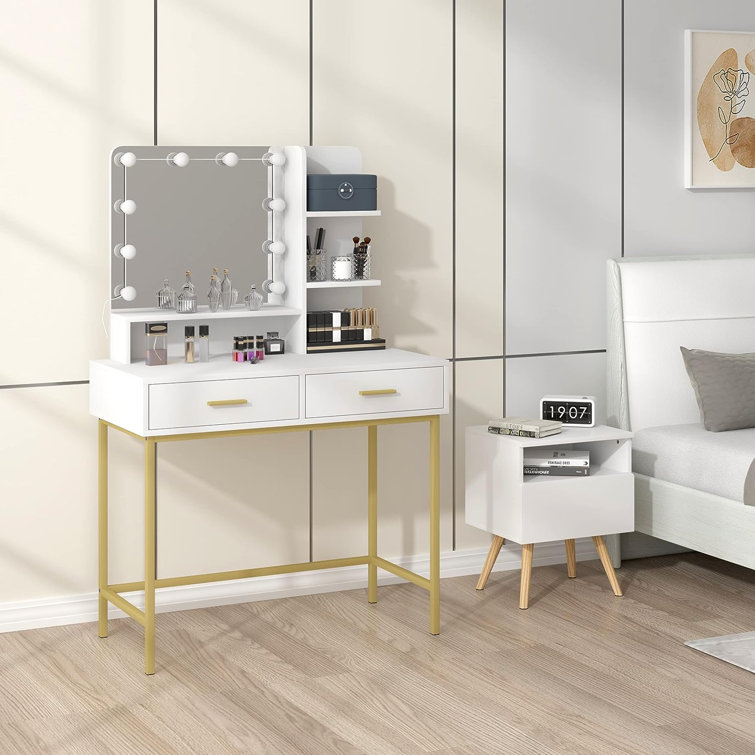 Wayfair mirrored deals desk